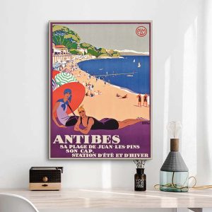 poster vintage antibes