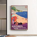poster vintage antibes