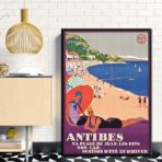 poster vintage antibes