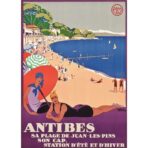 poster vintage antibes