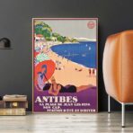 poster vintage antibes