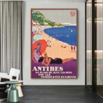 poster vintage antibes
