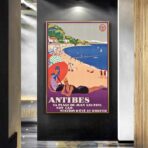 poster vintage antibes