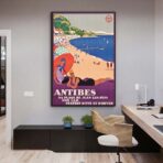 poster vintage antibes