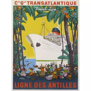 poster vintage antilles