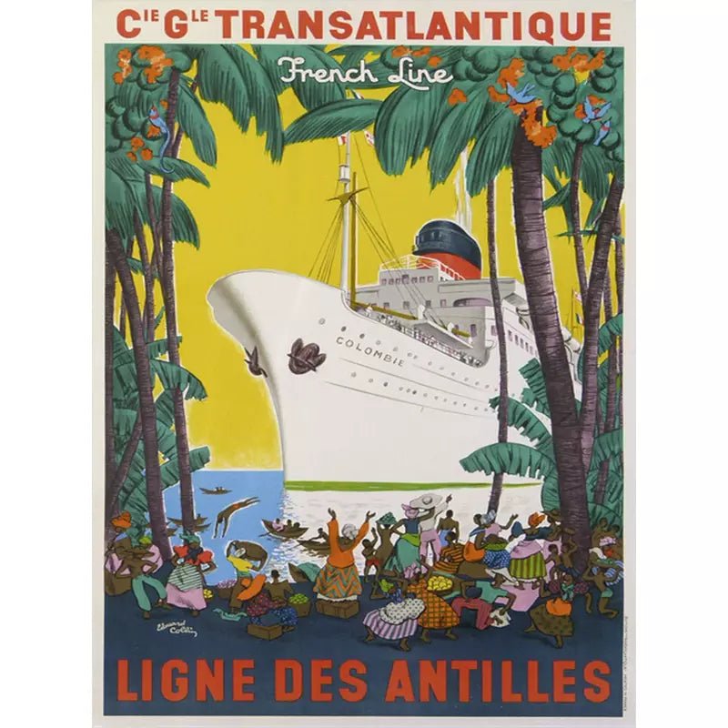 poster vintage antilles poster vintage antilles