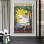 poster vintage antilles