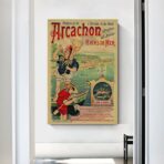poster vintage arcachon