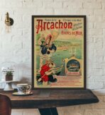 poster vintage arcachon