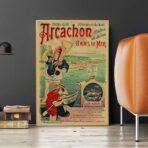 poster vintage arcachon