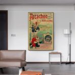 poster vintage arcachon