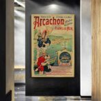 poster vintage arcachon