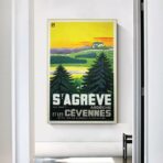 poster vintage ardeche