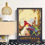 poster vintage australia