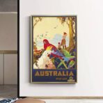 poster vintage australia