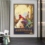 poster vintage australia