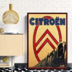 poster di automobili vintage