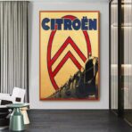 poster di automobili vintage
