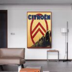 poster di automobili vintage