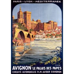 poster vintage avignone