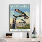 poster aereo vintage