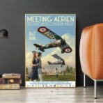 poster aereo vintage