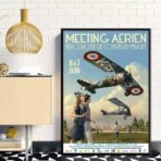 poster aereo vintage