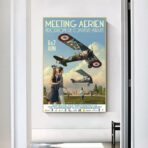 poster aereo vintage