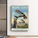 poster aereo vintage