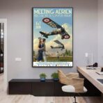 poster aereo vintage