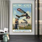 poster aereo vintage