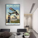poster aereo vintage