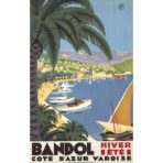 poster bandol vintage
