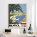 poster bandol vintage