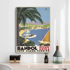 poster bandol vintage