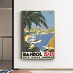 poster bandol vintage
