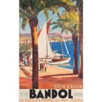 poster bandol vintage 1