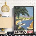 poster bandol vintage