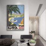 poster bandol vintage