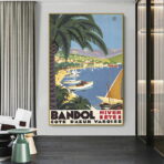 poster bandol vintage