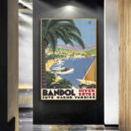 poster bandol vintage