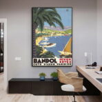 poster bandol vintage