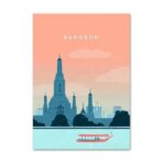 poster vintage bangkok