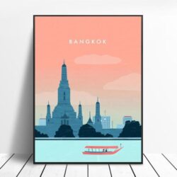 poster vintage bangkok