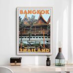 poster vintage di bangkok