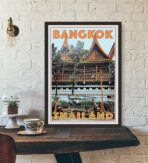 poster vintage di bangkok