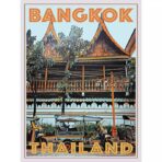 poster vintage di bangkok