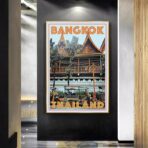 poster vintage di bangkok