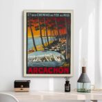 poster vintage bassin darcachon
