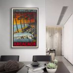 poster vintage bassin darcachon